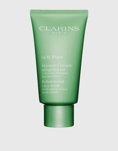 SOS Pure Rebalancing Clay Mask with Alpine Willow - Combination to Oily Skin 75ml