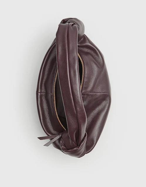 Double Knot Mini Nappa Leather Top Handle Bag