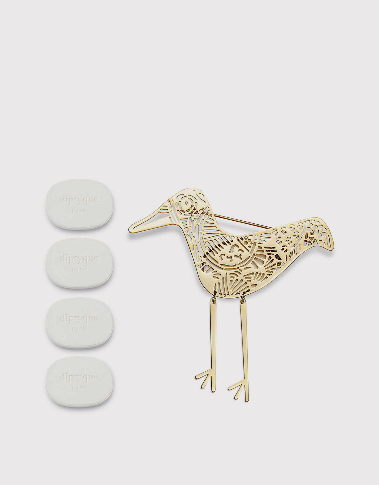 Diptyque Fleur De Peau フレグランスd Brooch Ceramic Refills