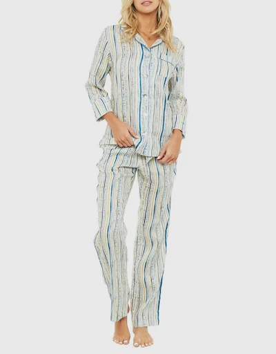 Emma Pajama Set-Mykonos