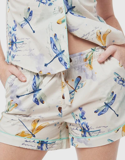Nina Pajama Set-Dancing Dragonflies