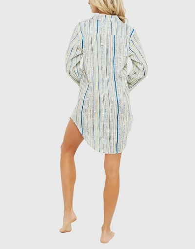Sissy Boyfriend Shirt Pajama-Mykonos