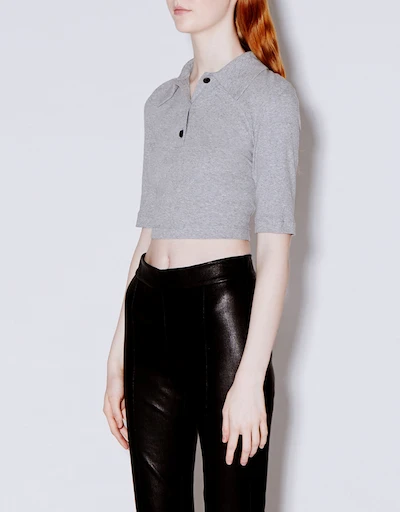 Cropped Polo Top