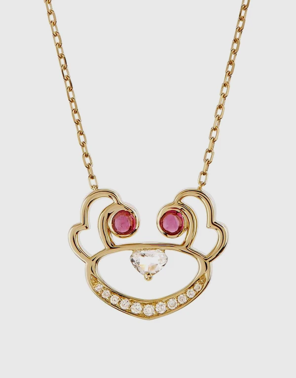 Ruifier Jewelry  Animaux Koko Diamond 18ct Yellow Gold Pendant 