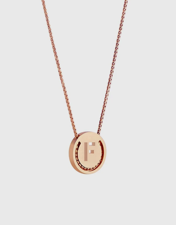 Ruifier Jewelry  ABC's F Necklace