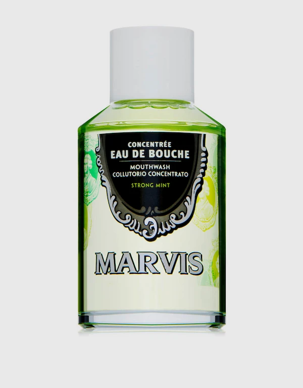 Marvis Strong Mint Eau De Bouche Concentrated Mouthwash 120ml
