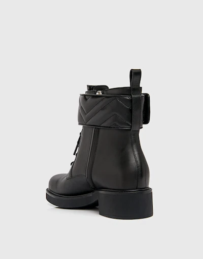 Double G Leather Ankle Boot 