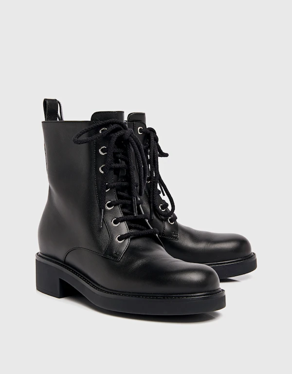 Gucci Double G Leather Ankle Boot 