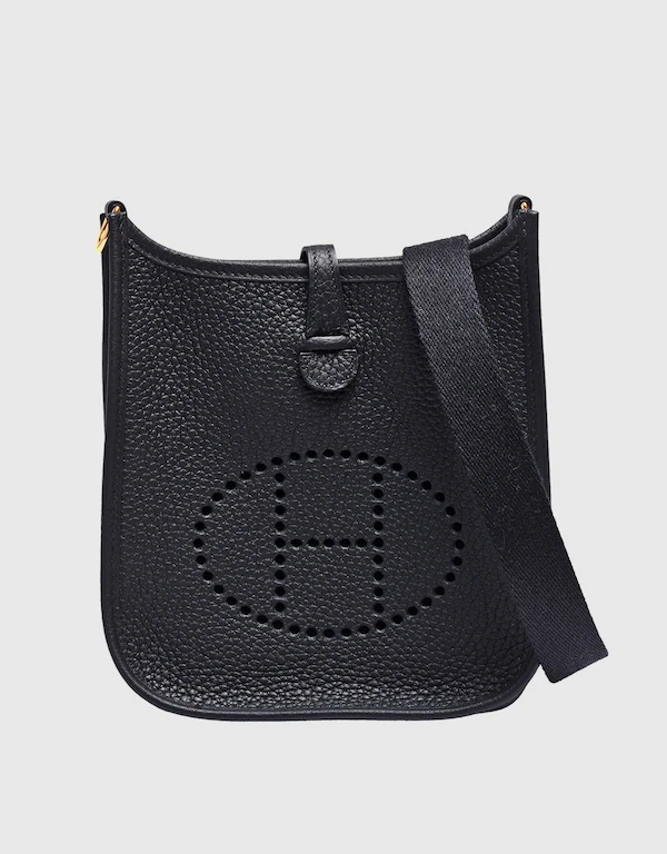 Hermès Evelyne 16 TPM Taurillon Clemence Leather Crossbody Bag-Noir Gold Hardware