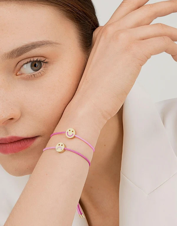 Ruifier Jewelry  Turn Me Over 友情手繩- Rose Pink and Pink