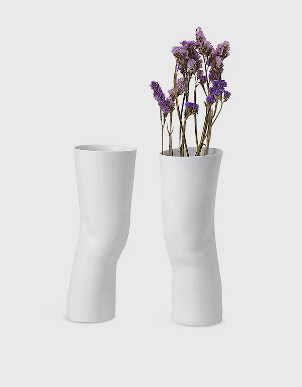 Seletti Elle腿部形狀陶瓷花瓶組