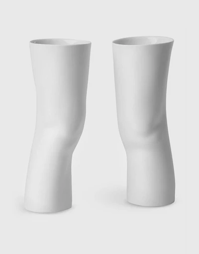 Elle Leg-shaped Porcelain Vases