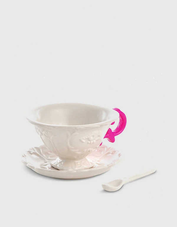 Seletti I-Wares Porcelain Tea Cup Set