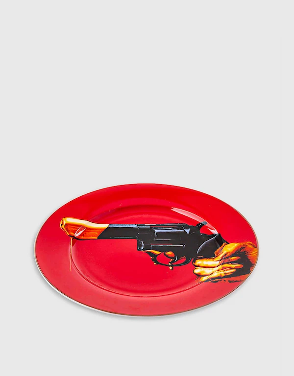 Seletti TOILETPAPER Revolver 陶瓷盤 27cm