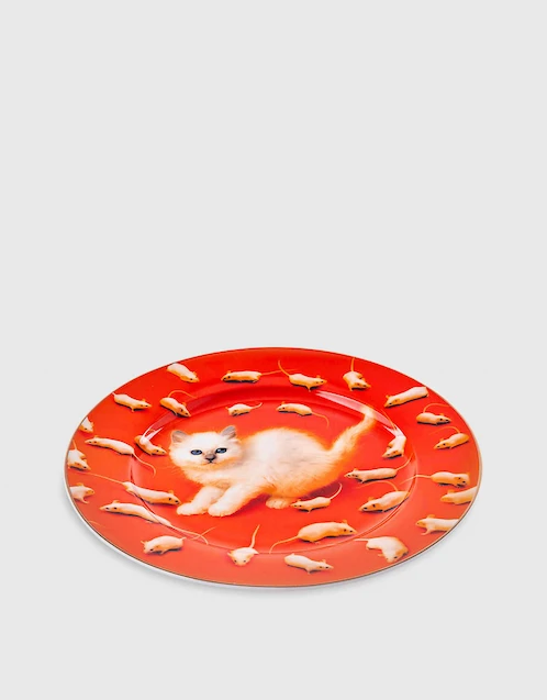 TOILETPAPER 小貓咪陶瓷盤 27cm