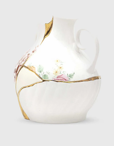 Kintsugi Porcelain and Gold-plated Vase