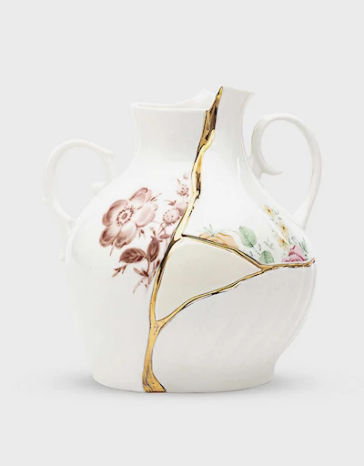 Kintsugi Porcelain and Gold-plated Vase