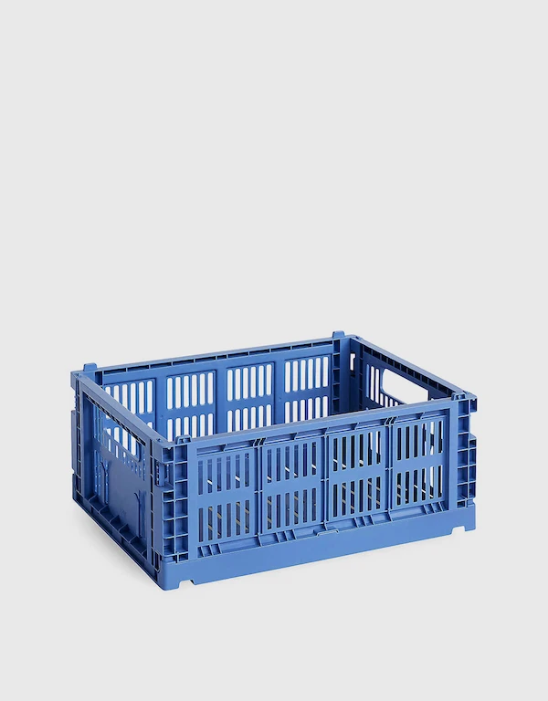 HAY Medium Colour Crate-Electric Blue