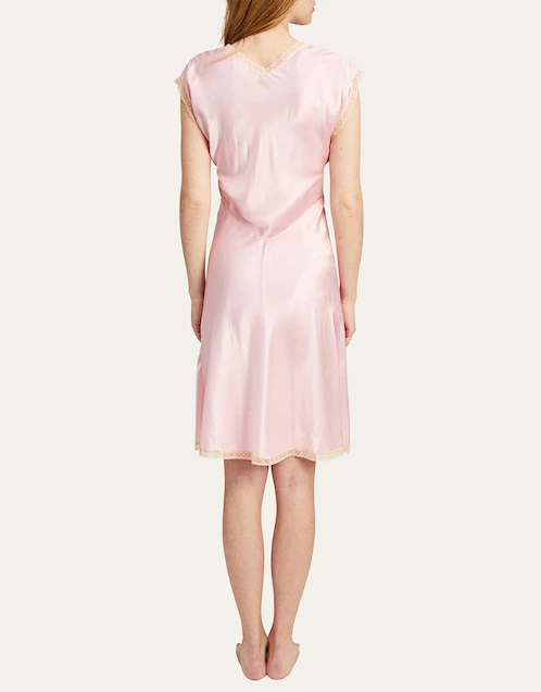 Cordelia Knee Length Dress-Pink Rose