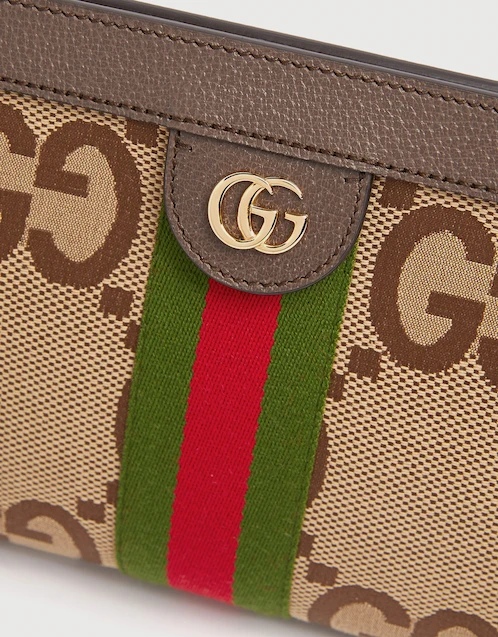 GG Jumbo Canvas Tote Bag with Web Details