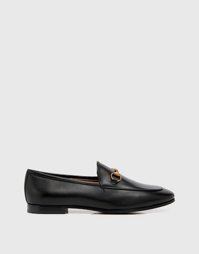 Gucci Jordaan Leather Loafers
