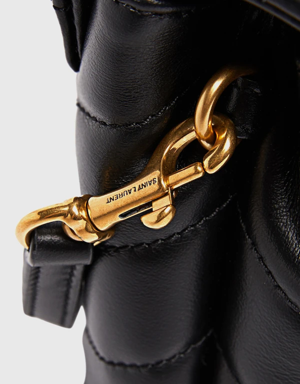 Loulou Toy Calfskin Leather Matelassé "Y" Crossbody Bag