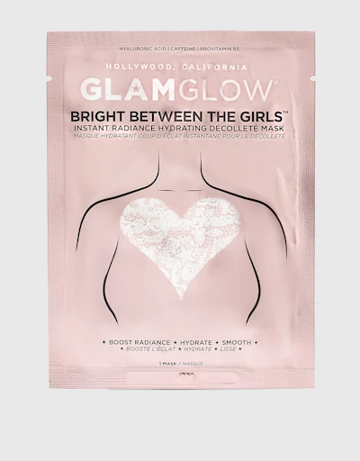 Bright Between The Girls Instant Radiance Hydrating Decollete Mask  1 Sheet