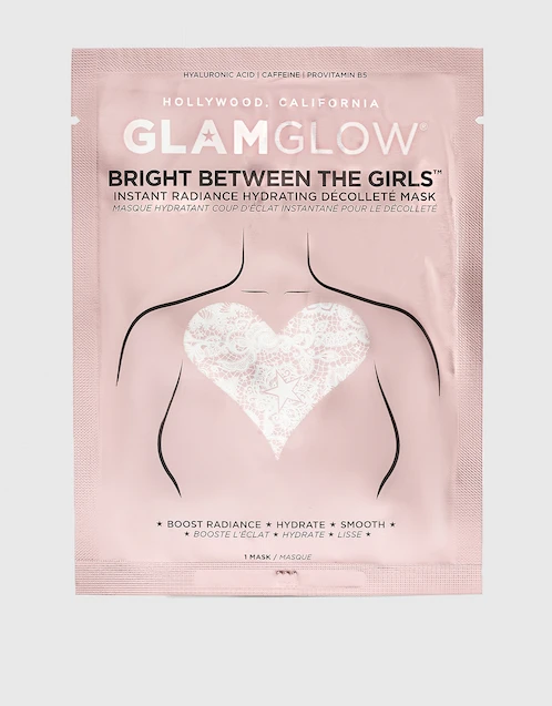 Bright Between The Girls Instant Radiance Hydrating Decollete Mask  1 Sheet