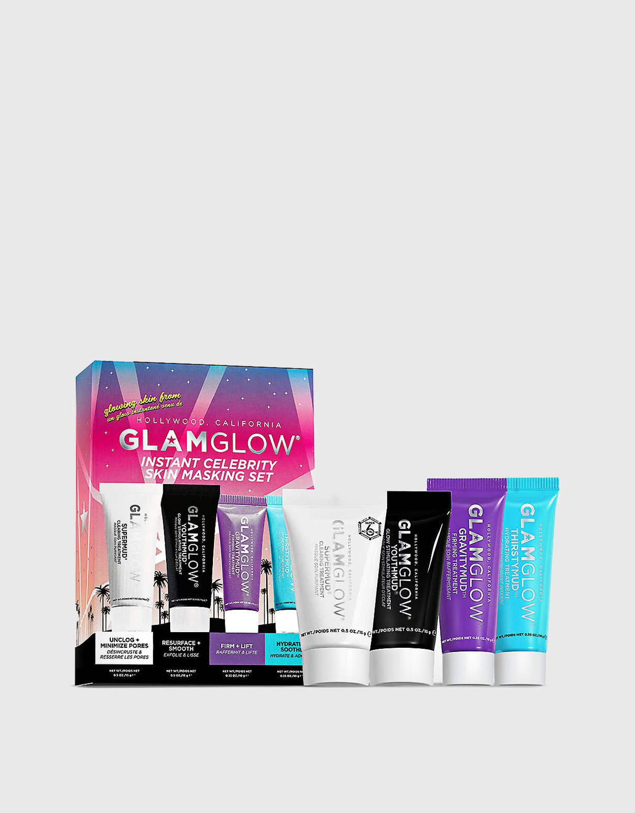GLAMGLOW Instant Celebrity Skin Mask Skincare Set Sets,Skincare sets) IFCHIC.COM