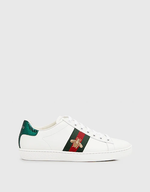 Ace Leather Sneakers in White - Gucci