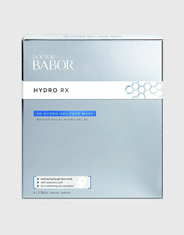 Babor Doctor Babor Hydro RX 3D Hydro Gel Face Mask 4 Sheets
