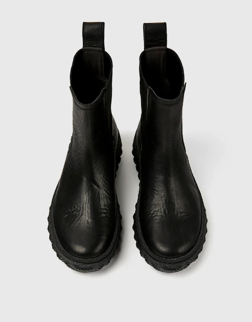Ground Calfskin Ankle Boots 