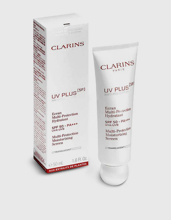 Clarins 5P防禦UV水凝乳SPF50-透明色 50ml