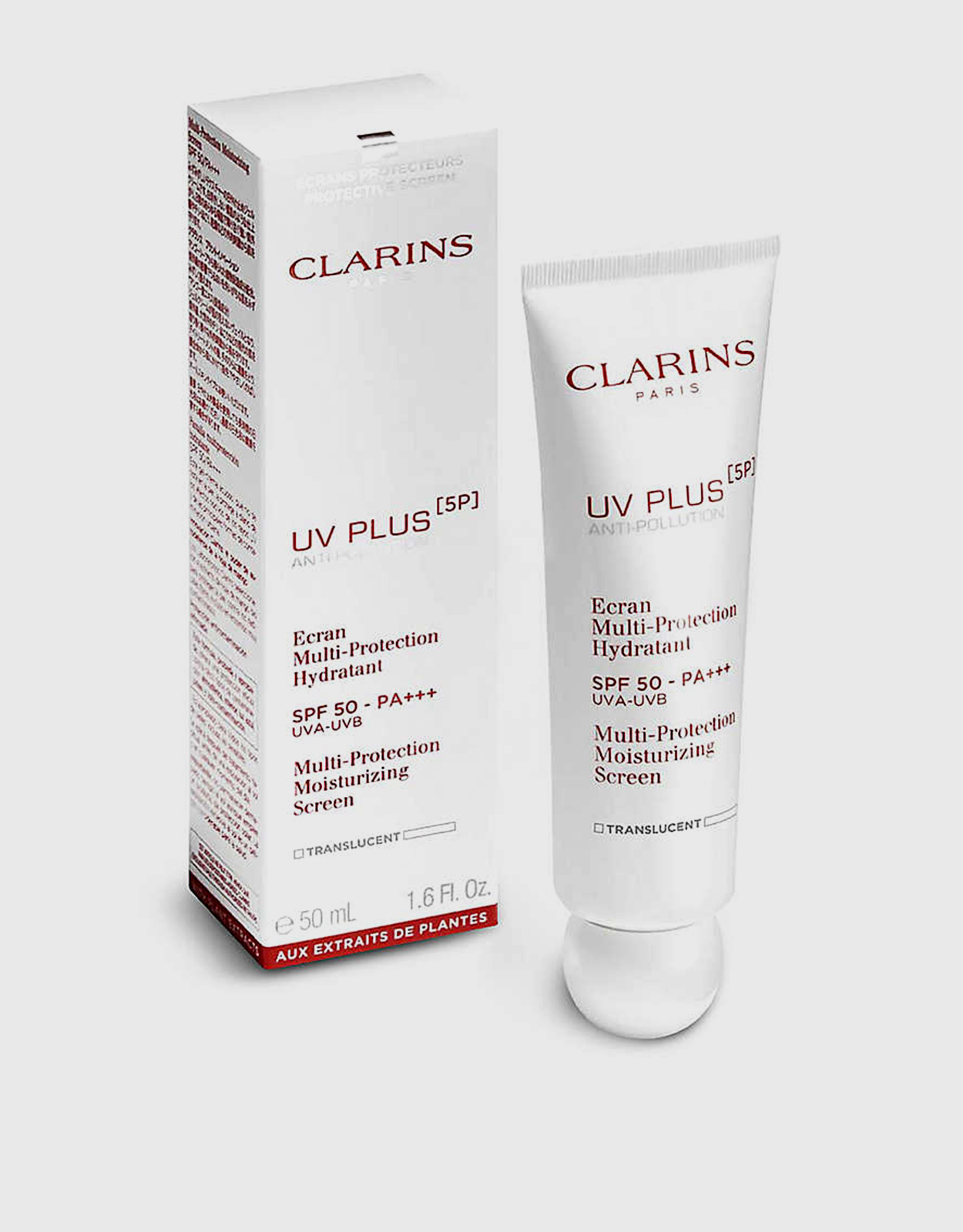Clarins UV Plus Anti-Pollution SPF50-Translucent 50ml (スキンケア
