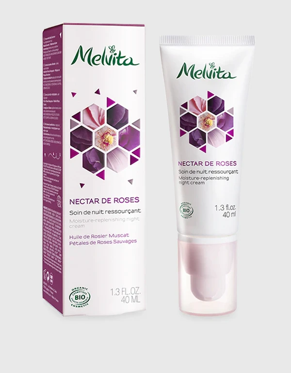 Melvita Nectar De Roses Moisture-Replenishing Night Cream 40ml