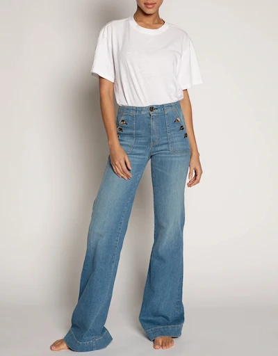 Brickhouse Mid-rised Wide-leg Jeans-Dynomite