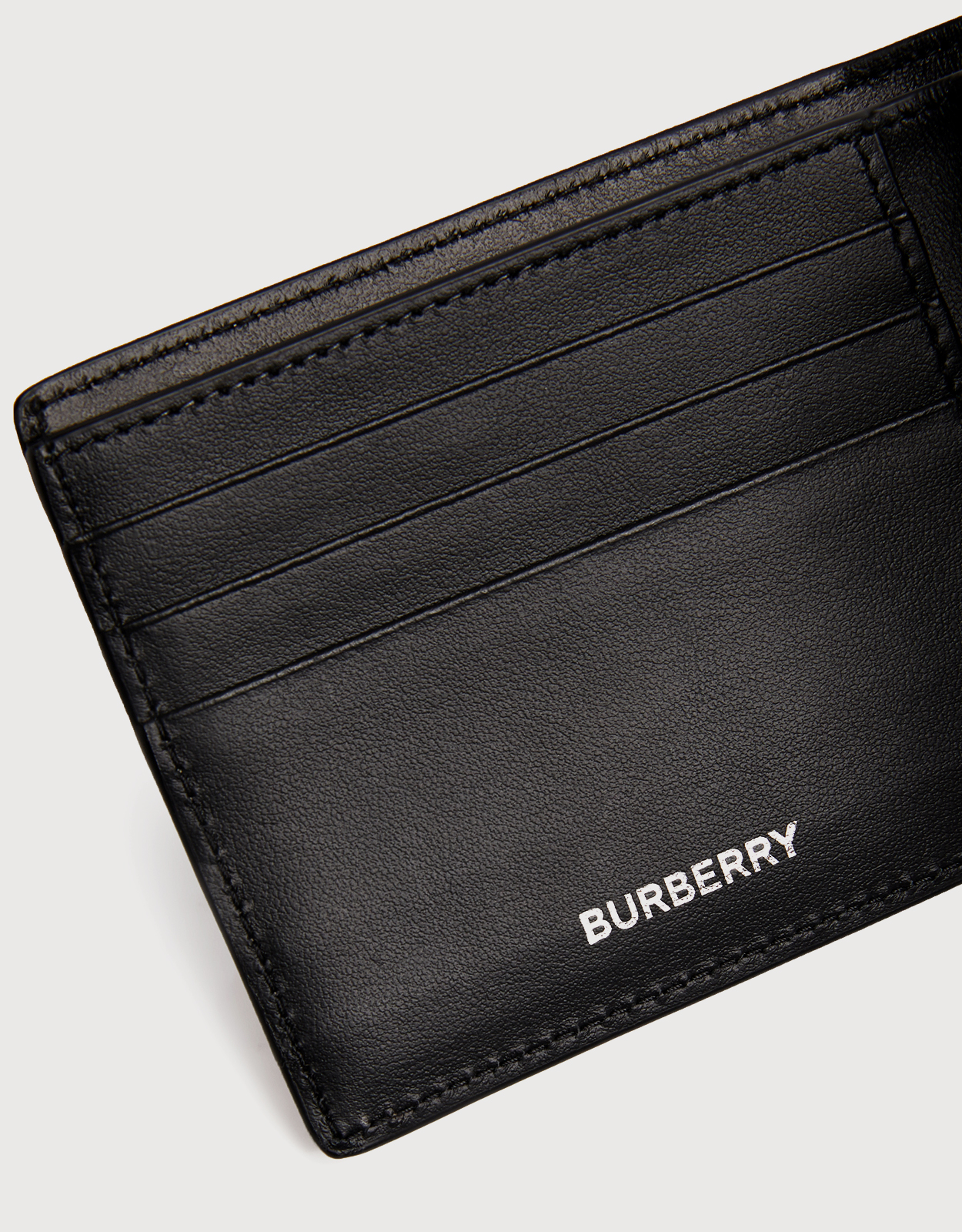 Burberry Man's Vintage Check Bi-Fold Coin Wallet