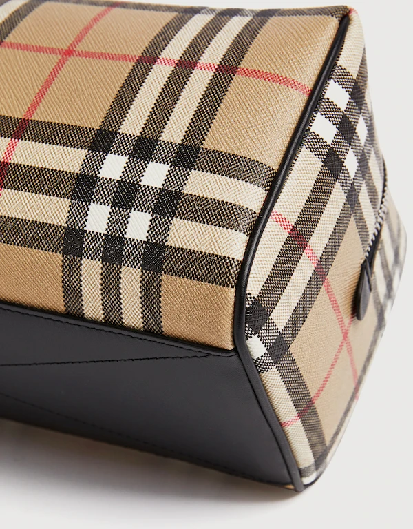 Vintage Check Travel Pouch
