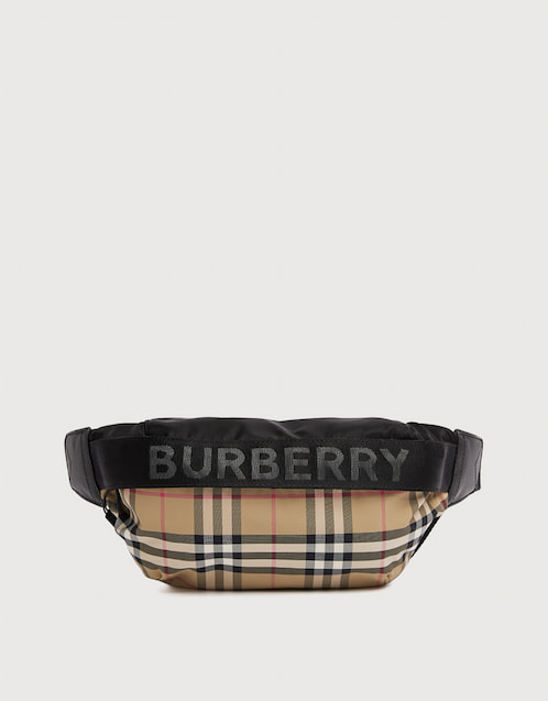 Burberry Vintage Check Nylon Sonny Bum Bag (Belt Bags) 