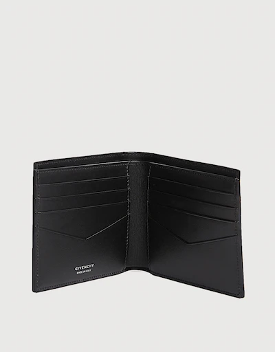 Logo 4G Leather Bi-fold Wallet