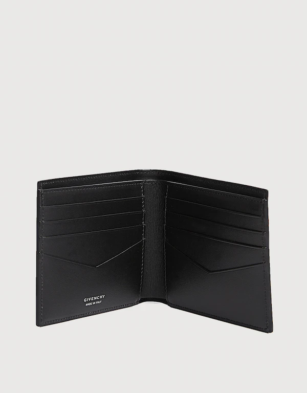 Givenchy Logo 4G Leather Bi-fold Wallet