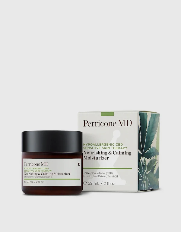 Perricone MD Hypoallergenic CBD Sensitive Skin Therapy Nourishing and Calming Moisturizer 59ml