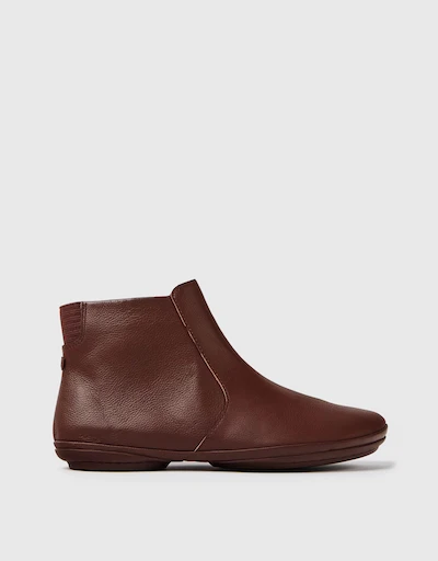 Right Calfskin Ankle Boots
