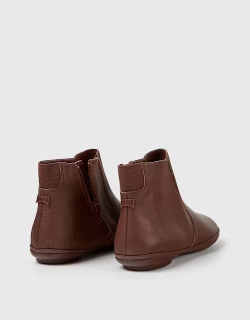 Camper Right Calfskin Ankle Boots (Boots,Flat Boots)