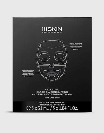 Celestial Black Diamond Lifting And Firming Treatment Mask 5 sheets