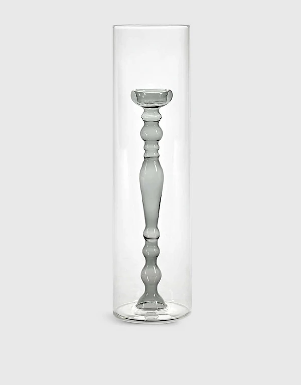 Serax Rene Barba 中號玻璃圓柱形深花瓶 39cm