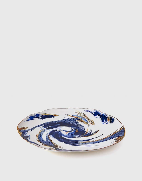 Classics on Acid-Imari Dragon Porcelain Dinner Plate 28cm