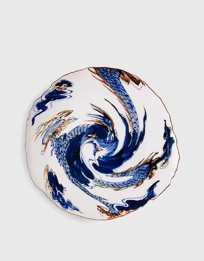 Classics on Acid-Imari Dragon Porcelain Dinner Plate 28cm