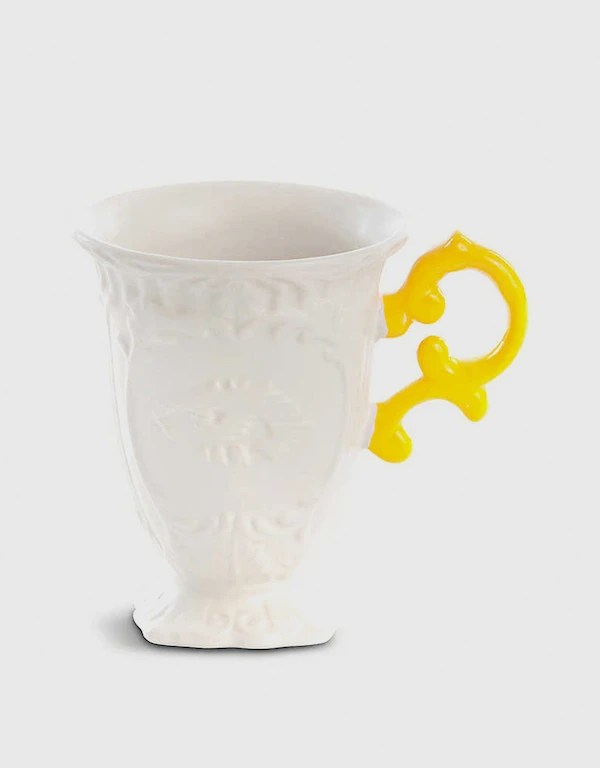 Seletti I-Wares I-Mug Fine Porcelain Cup-Yellow