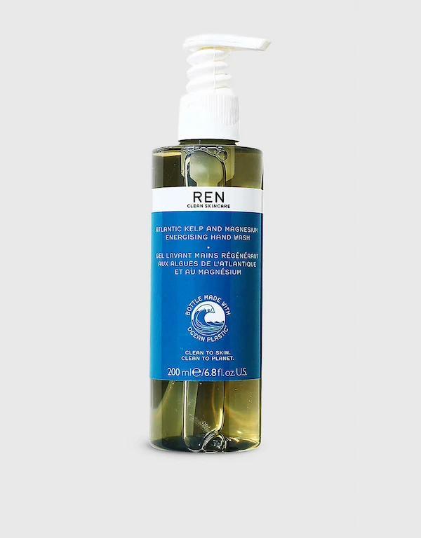 REN Atlantic Kelp and Magnesium Energising Hand Wash 200ml